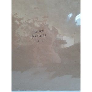 Handmade Travel Scrapbook Kit